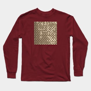 Gold chainmail styled pattern Long Sleeve T-Shirt